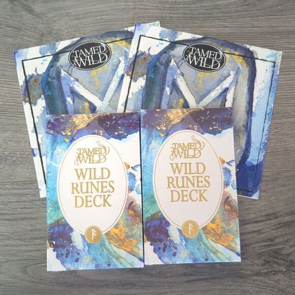 Tamed  Wild Runes Oracle Card Deck Bundle New & Sealed - Picture 1 of 3
